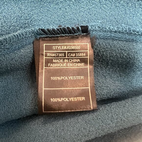 Jack by BB Dakota V Neck Shift Dress Teal Mod Retro size XS - Picture 5 of 12